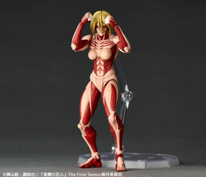 Preventa Figura Female Titan (Annie Leonhart) - Attack on Titan / Shingeki no Kyojin - Amazing Yamaguchi Revoltech marca Kaiyodo NR068 (16 cm)