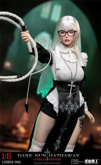 Preventa Figura Dark Nun Hathaway (white hair version) marca Long Shan Jin Shu LS2024-04A escala 1/6