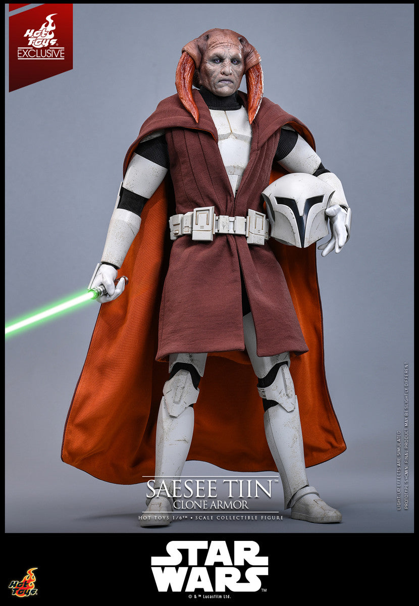 Pedido Figura Saesee Tiin (Clone Armor) Star Wars: The Clone War - EXCLUSIVE marca Hot Toys TMS168 escala 1/6