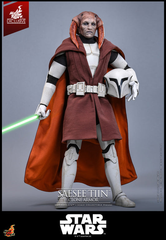 Pedido Figura Saesee Tiin (Clone Armor) Star Wars: The Clone War - EXCLUSIVE marca Hot Toys TMS168 escala 1/6