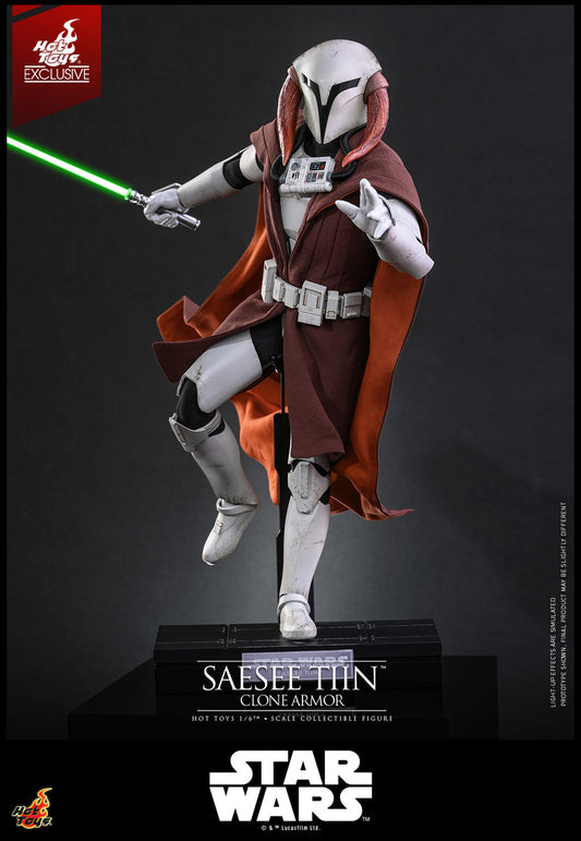 Pedido Figura Saesee Tiin (Clone Armor) Star Wars: The Clone War - EXCLUSIVE marca Hot Toys TMS168 escala 1/6