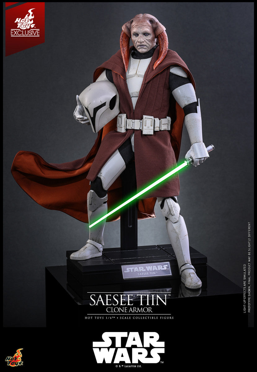 Pedido Figura Saesee Tiin (Clone Armor) Star Wars: The Clone War - EXCLUSIVE marca Hot Toys TMS168 escala 1/6