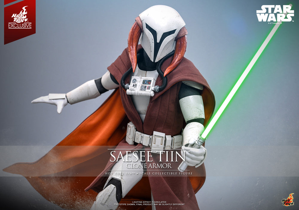 Pedido Figura Saesee Tiin (Clone Armor) Star Wars: The Clone War - EXCLUSIVE marca Hot Toys TMS168 escala 1/6