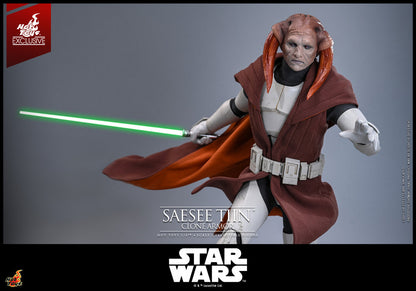 Pedido Figura Saesee Tiin (Clone Armor) Star Wars: The Clone War - EXCLUSIVE marca Hot Toys TMS168 escala 1/6