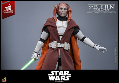 Pedido Figura Saesee Tiin (Clone Armor) Star Wars: The Clone War - EXCLUSIVE marca Hot Toys TMS168 escala 1/6