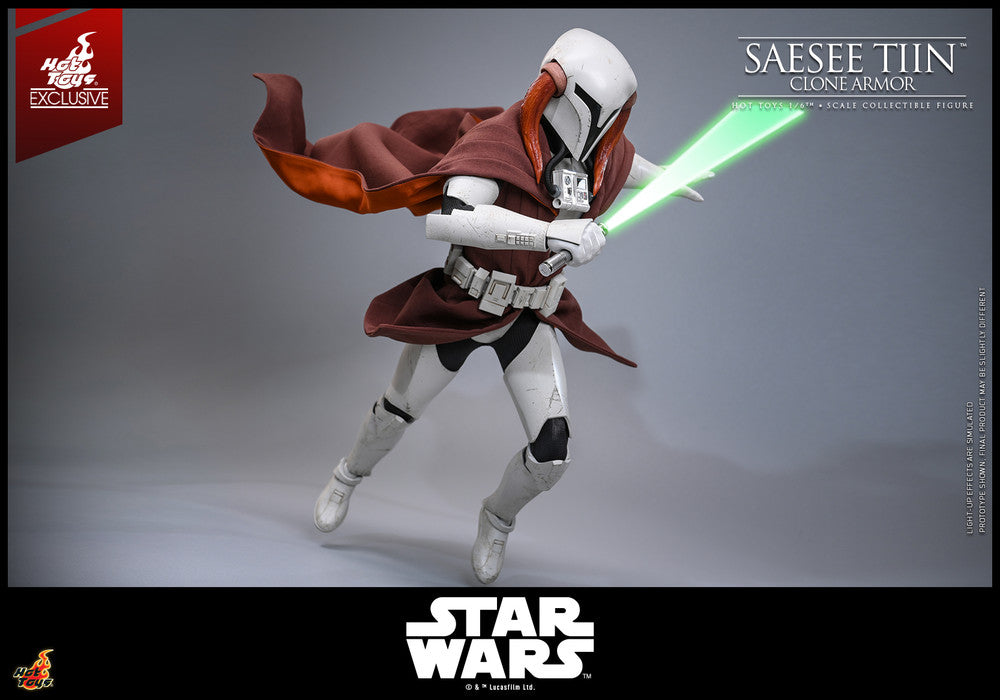 Pedido Figura Saesee Tiin (Clone Armor) Star Wars: The Clone War - EXCLUSIVE marca Hot Toys TMS168 escala 1/6
