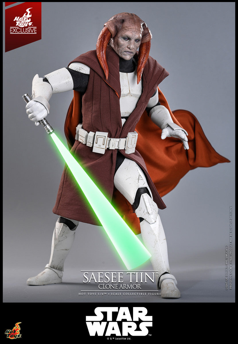 Pedido Figura Saesee Tiin (Clone Armor) Star Wars: The Clone War - EXCLUSIVE marca Hot Toys TMS168 escala 1/6