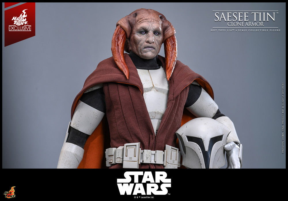 Pedido Figura Saesee Tiin (Clone Armor) Star Wars: The Clone War - EXCLUSIVE marca Hot Toys TMS168 escala 1/6