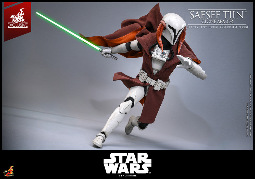 Pedido Figura Saesee Tiin (Clone Armor) Star Wars: The Clone War - EXCLUSIVE marca Hot Toys TMS168 escala 1/6
