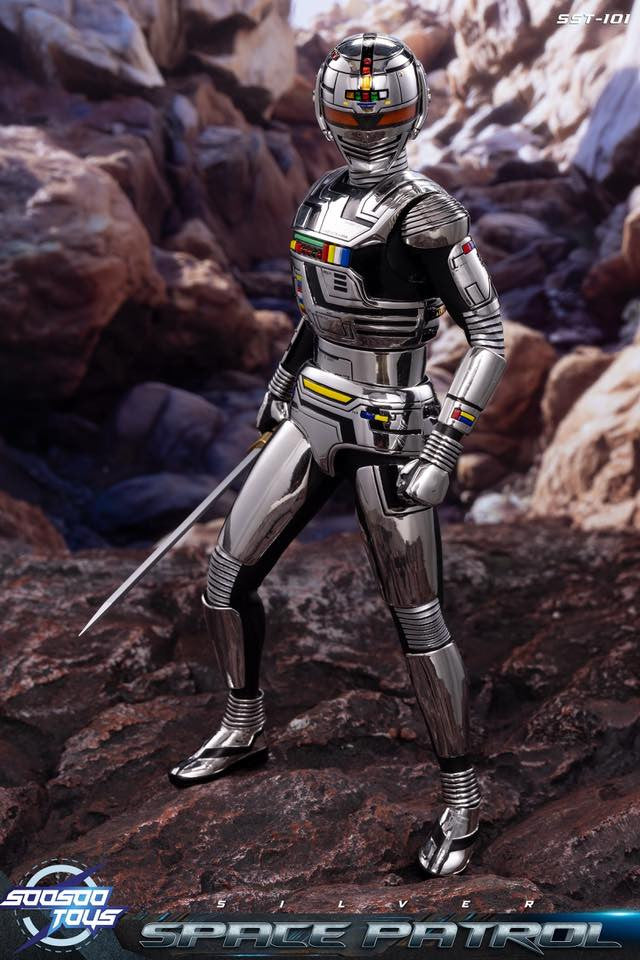 Preventa Figura Silver Space Patrol marca Soosootoys SST101 escala 1/6