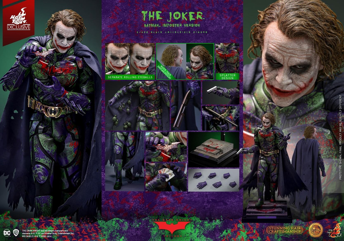 Pedido Figura THE JOKER (BATMAN IMPOSTER version) (Artisan Edition) (EXCLUSIVE) marca MMS752AE escala 1/6