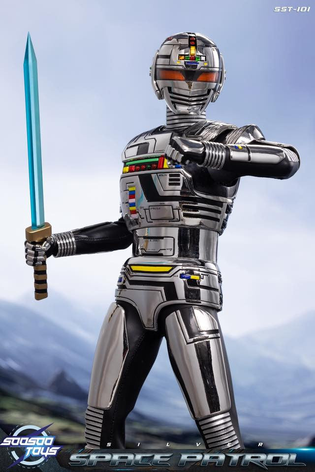 Preventa Figura Silver Space Patrol marca Soosootoys SST101 escala 1/6