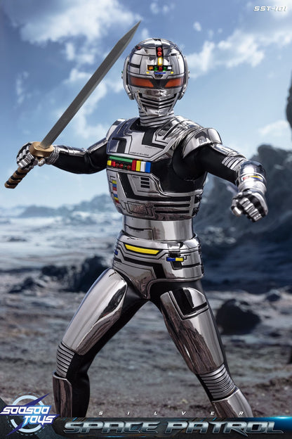 Preventa Figura Silver Space Patrol marca Soosootoys SST101 escala 1/6