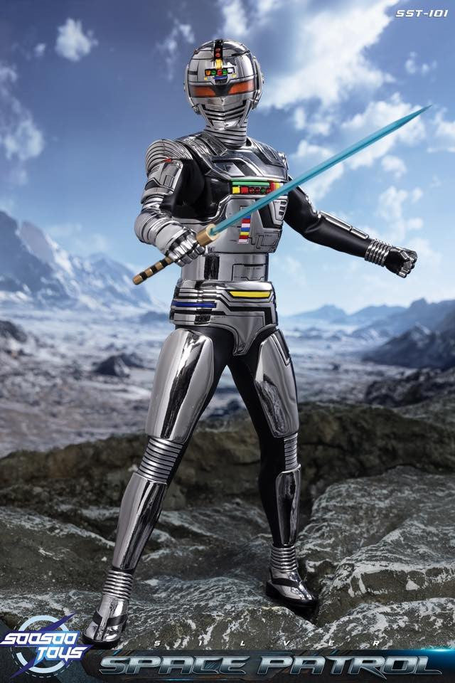 Preventa Figura Silver Space Patrol marca Soosootoys SST101 escala 1/6