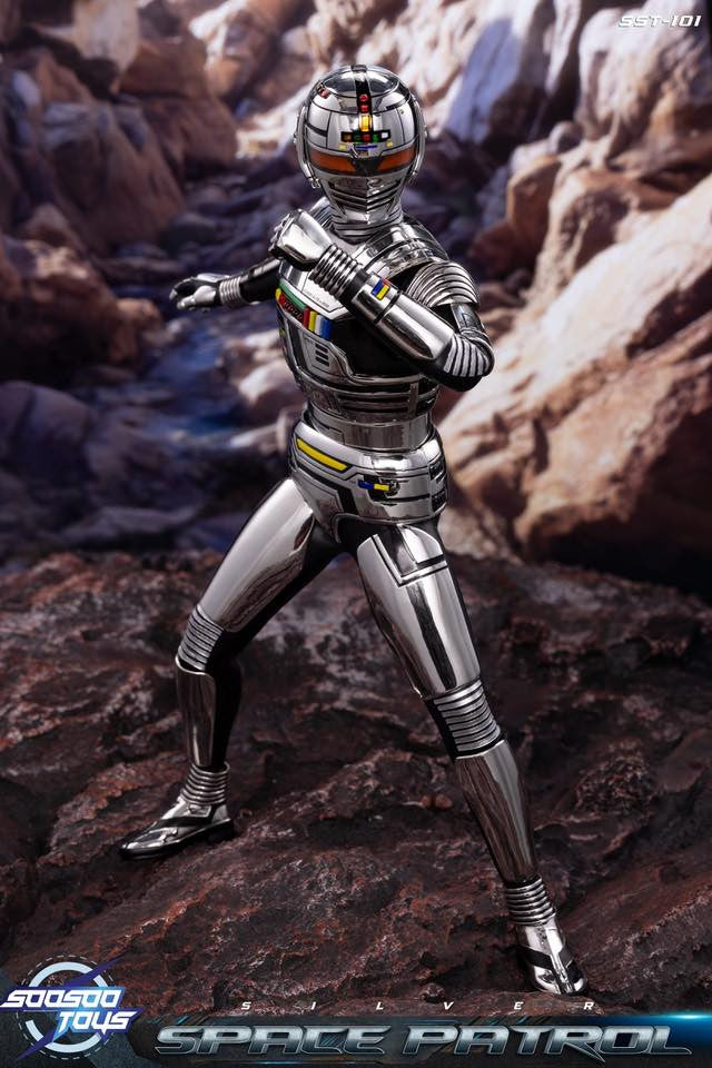 Preventa Figura Silver Space Patrol marca Soosootoys SST101 escala 1/6