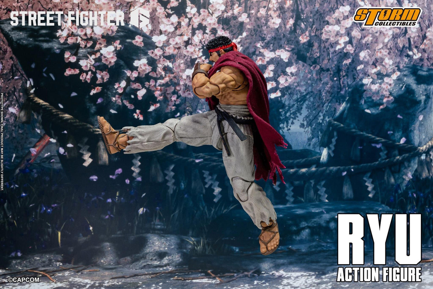 Preventa Figura RYU - Street Fighter 6 marca Storm Collectibles escala pequeña 1/12
