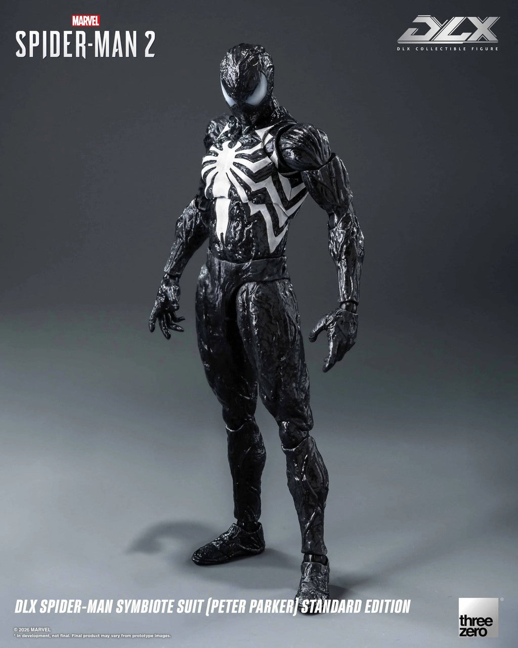 Preventa Figura DLX Spider-Man Symbiote Suit (Peter Parker) - Marvel’s Spider-Man 2 marca Threezero 3Z0966 escala 1/12