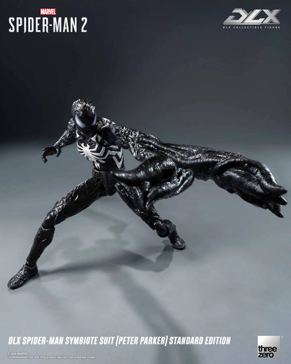 Preventa Figura DLX Spider-Man Symbiote Suit (Peter Parker) - Marvel’s Spider-Man 2 marca Threezero 3Z0966 escala 1/12