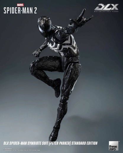 Preventa Figura DLX Spider-Man Symbiote Suit (Peter Parker) - Marvel’s Spider-Man 2 marca Threezero 3Z0966 escala 1/12