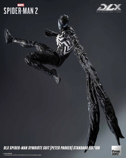 Preventa Figura DLX Spider-Man Symbiote Suit (Peter Parker) - Marvel’s Spider-Man 2 marca Threezero 3Z0966 escala 1/12