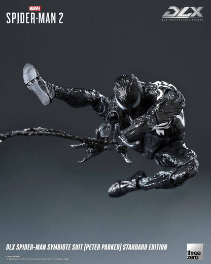 Preventa Figura DLX Spider-Man Symbiote Suit (Peter Parker) - Marvel’s Spider-Man 2 marca Threezero 3Z0966 escala 1/12