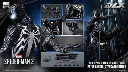 Preventa Figura DLX Spider-Man Symbiote Suit (Peter Parker) - Marvel’s Spider-Man 2 marca Threezero 3Z0966 escala 1/12