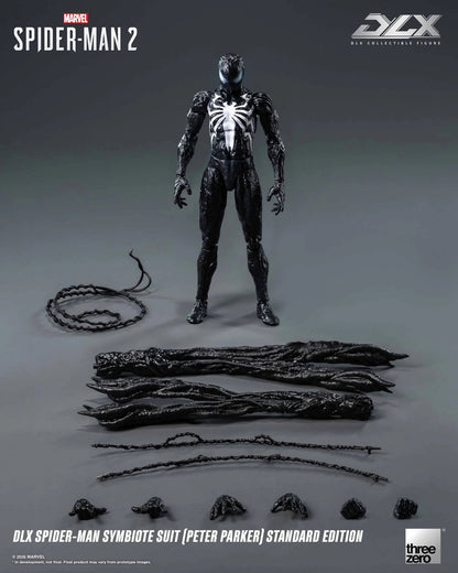 Preventa Figura DLX Spider-Man Symbiote Suit (Peter Parker) - Marvel’s Spider-Man 2 marca Threezero 3Z0966 escala 1/12