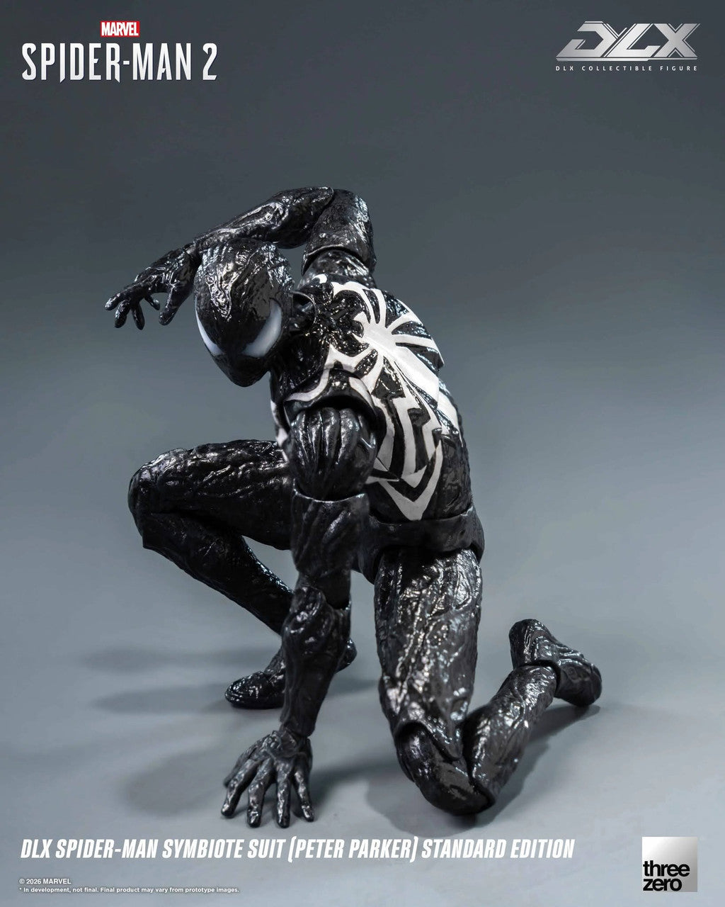 Preventa Figura DLX Spider-Man Symbiote Suit (Peter Parker) - Marvel’s Spider-Man 2 marca Threezero 3Z0966 escala 1/12