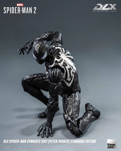 Preventa Figura DLX Spider-Man Symbiote Suit (Peter Parker) - Marvel’s Spider-Man 2 marca Threezero 3Z0966 escala 1/12