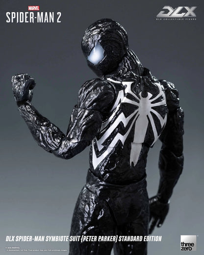 Preventa Figura DLX Spider-Man Symbiote Suit (Peter Parker) - Marvel’s Spider-Man 2 marca Threezero 3Z0966 escala 1/12