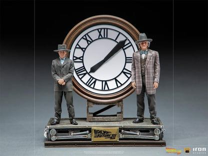 Pedido Estatua Marty & Doc at the Clock DELUXE - Back to the Future Part III - Limited Edition marca Iron Studios escala de arte 1/10