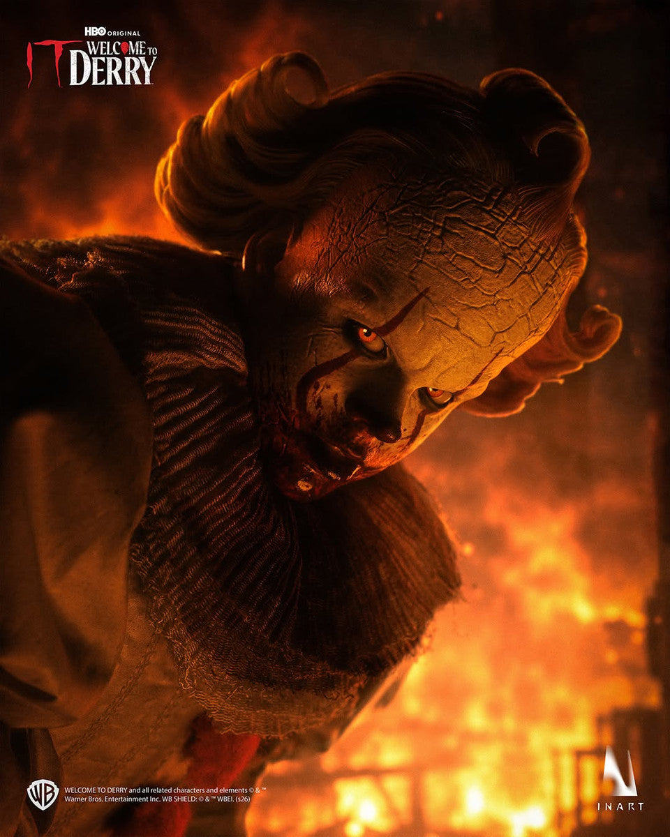Preventa Figura Pennywise - IT: Welcome to Derry (Season 1) marca INART A039 Queen Studio escala 1/6