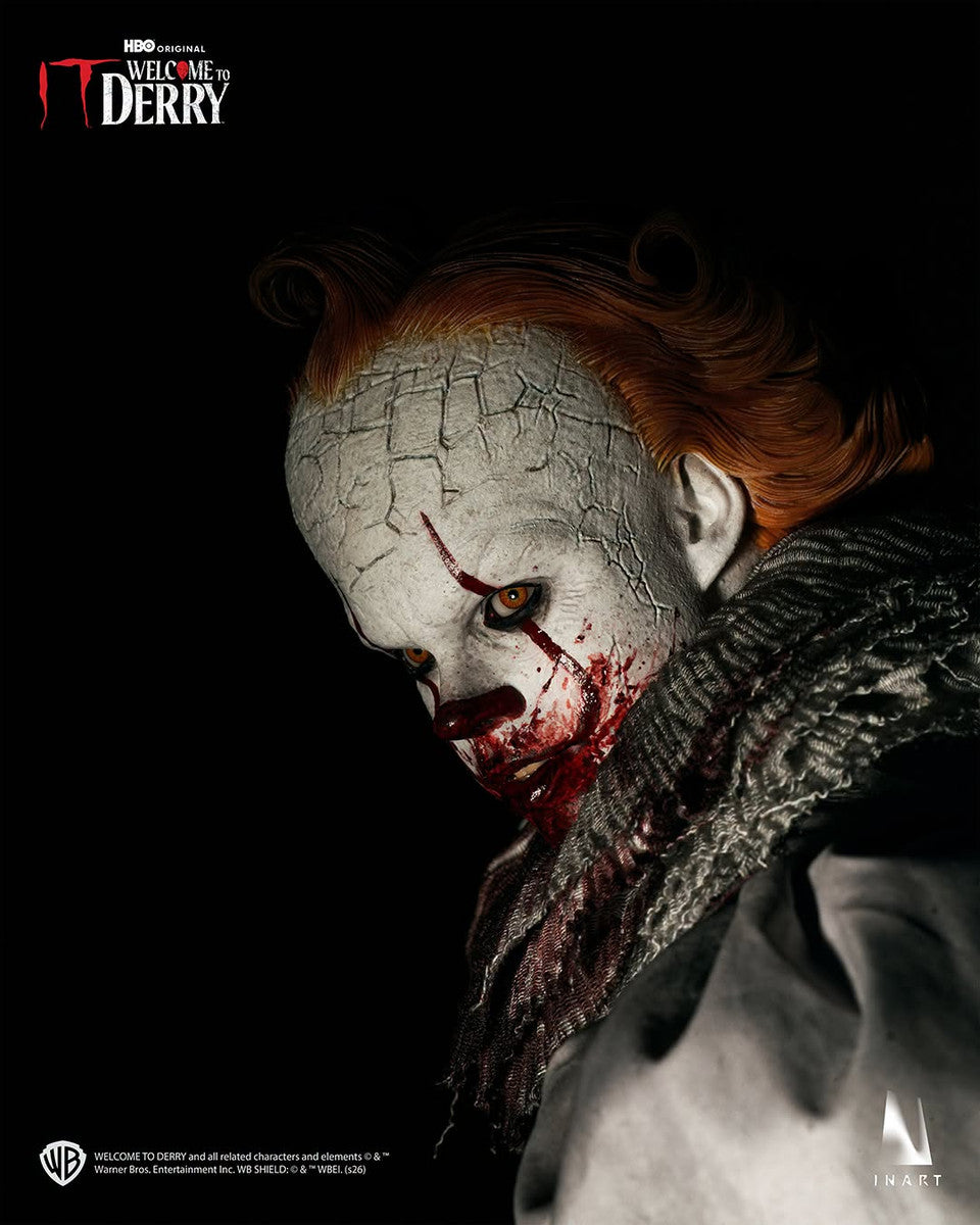 Preventa Figura Pennywise - IT: Welcome to Derry (Season 1) marca INART A039 Queen Studio escala 1/6