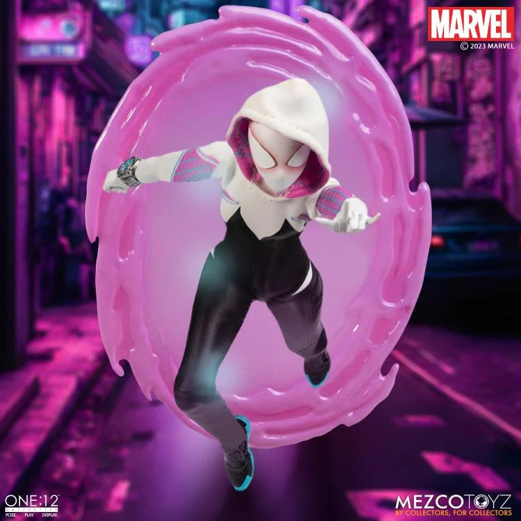 Preventa Figura Ghost Spider (Spider-Gwen) - Marvel Comics One:12 Collective marca Mezco Toyz 77310 escala pequeña 1/12