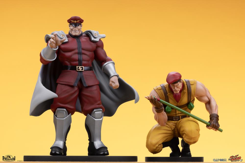 Preventa Set Estatuas M. Bison & Rolento - Street Jam - Street Fighter marca PCS Collectibles escala 1/10