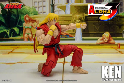 Preventa Figura KEN (Storm Arena) - Street Fighter Alpha 3 marca Storm Collectibles SFSA01 escala pequeña 1/12