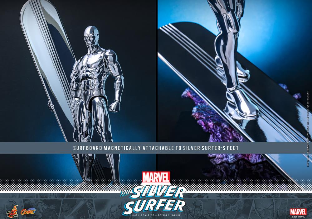 Preventa Figura Silver Surfer - Marvel Comics marca Hot Toys CMS033 escala 1/6