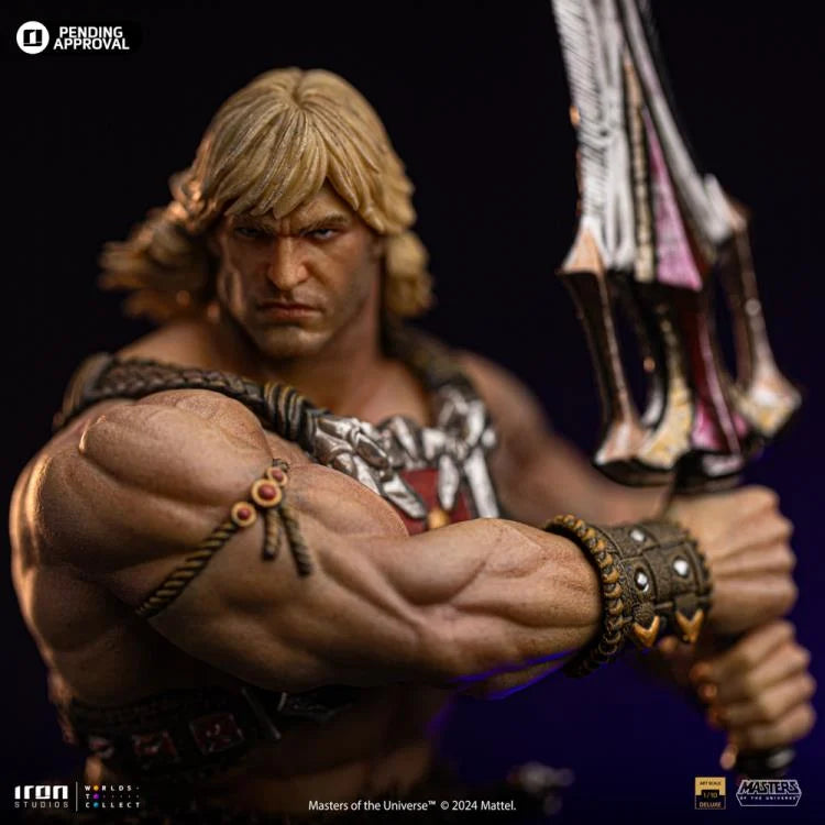 Preventa Estatua He-Man Unleashed (Deluxe) - Masters of the Universe - Limited Edition marca Iron Studios escala de arte 1/10