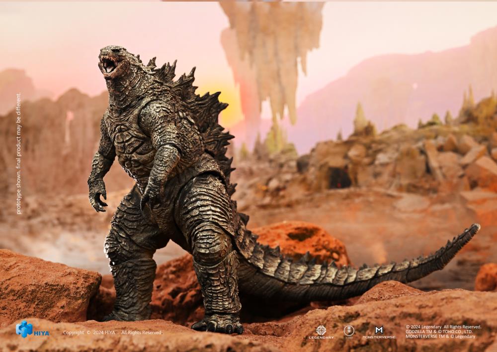 Preventa Figura Godzilla Re-Evolved (Exclusiva PX Previews) - Godzilla x Kong: The New Empire - Exquisite Basic marca HIYA EBG0430 sin escala (18 cm)
