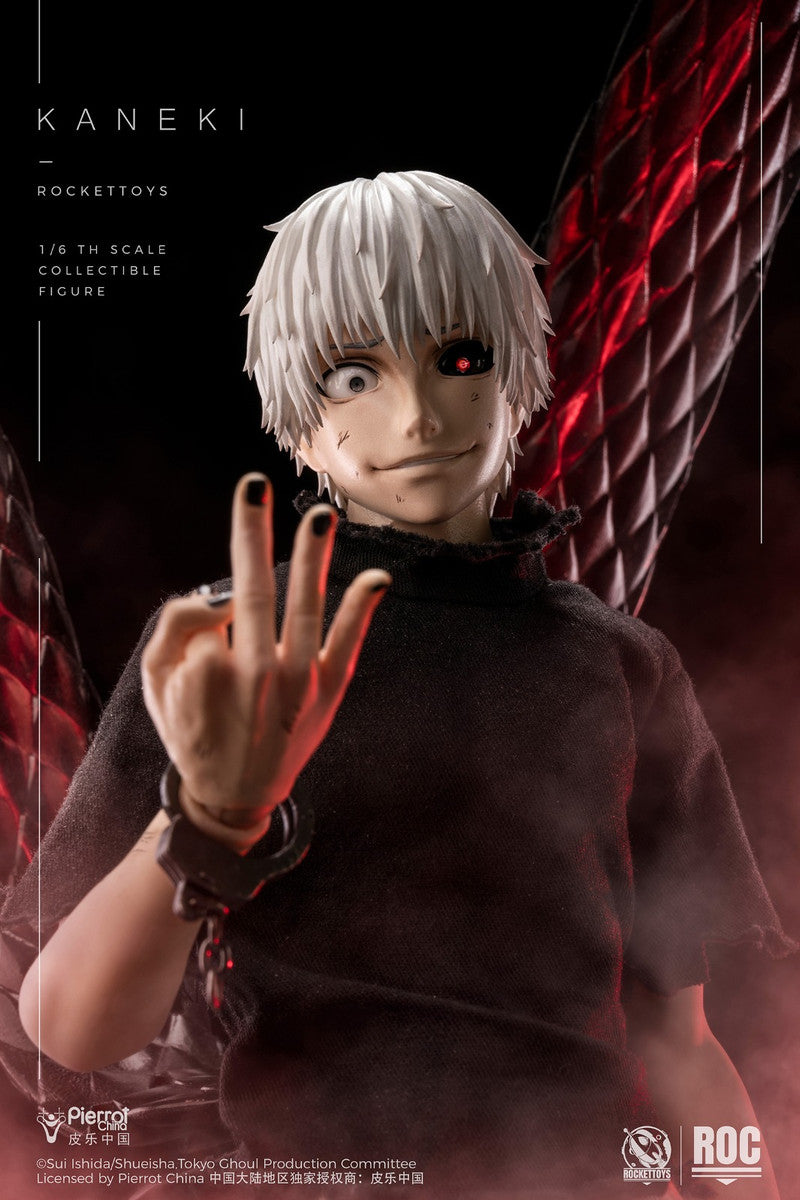 Preventa Figura KANEKI (Awakening Version) - Tokyo Ghoul marca Rocket Toys ROC-024 escala 1/6