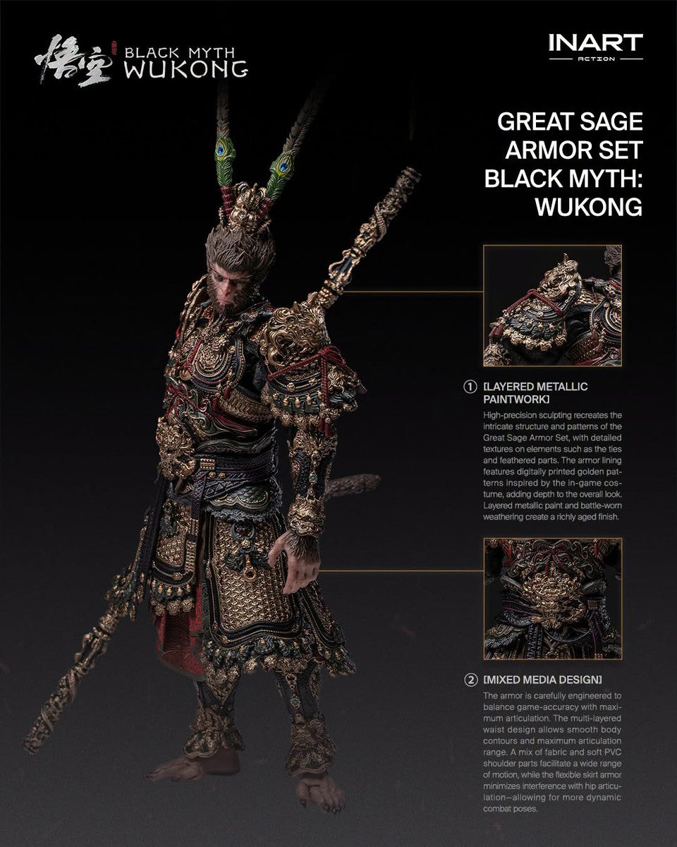 Preventa Figura Wukong (Great Sage Armor) - Black Myth: Wukong marca INART C0010 escala 1/12