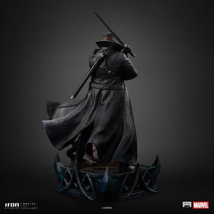 Preventa Estatua Marvel Comics Blade marca Iron Studios escala de arte 1/10