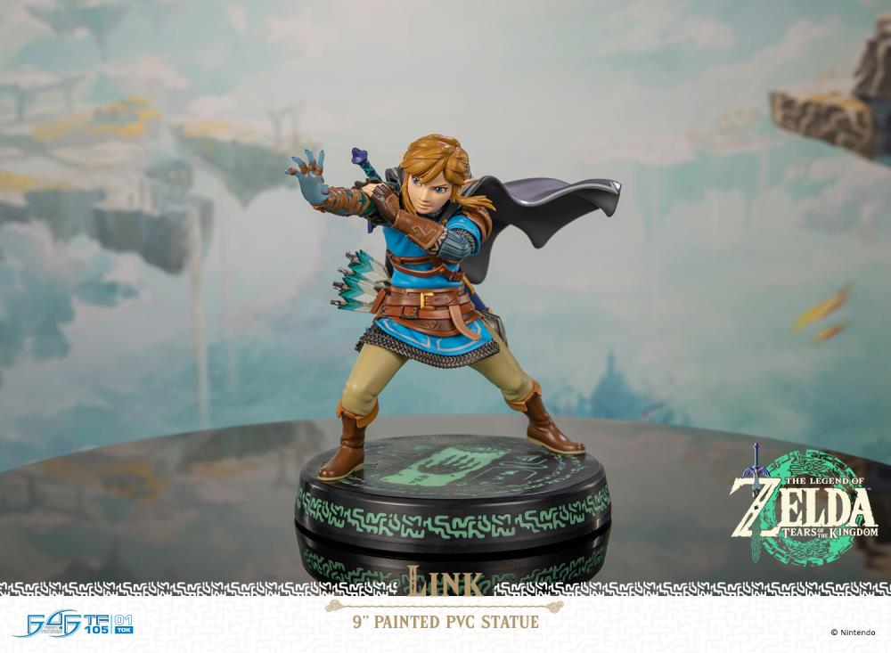 Pedido Estatua LINK - The Legend of Zelda: Tears of the Kingdom marca First 4 Figures (23 cm)