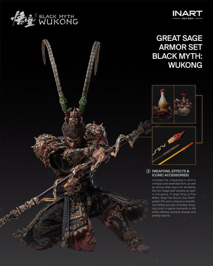 Preventa Figura Wukong (Great Sage Armor) - Black Myth: Wukong marca INART C0010 escala 1/12