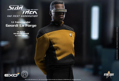 Preventa Figura Lt. Commander Geordi La Forge (Standard version) - Star Trek: The Next Generation marca EXO-6 EXO-01-018S escala 1/6