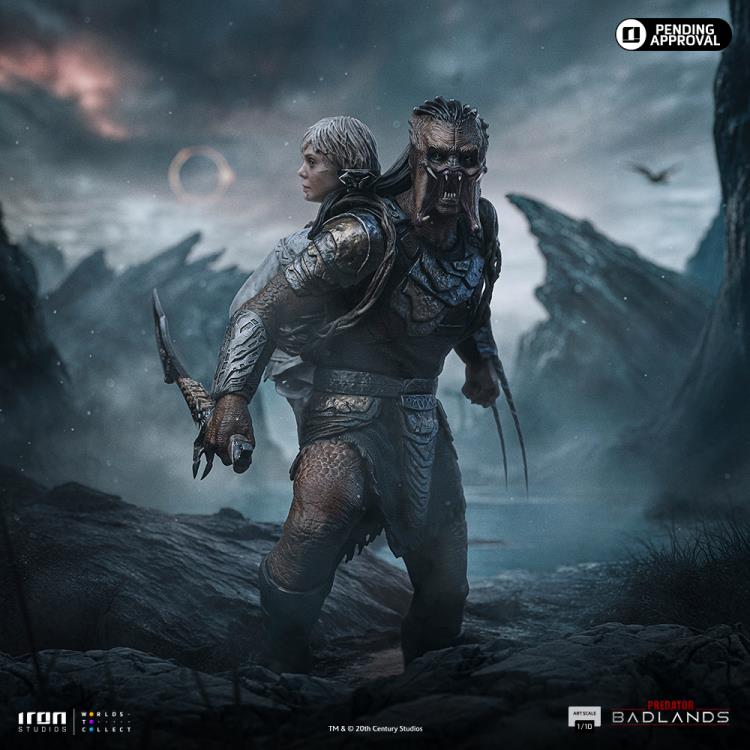Preventa Estatua Predator Dek & Thia - Predator: Badlands  - Limited Edition marca Iron Studios escala de arte 1/10