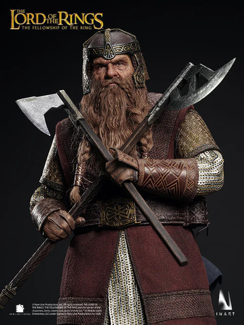 Preventa Figura GIMLI (Cabello enraizado) - The Lord of the Rings: The Fellowship of the Ring marca INART A033 Queen Studio escala 1/6