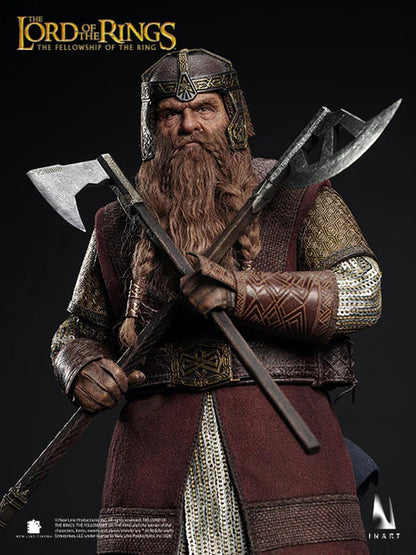 Preventa Figura GIMLI (Cabello enraizado) - The Lord of the Rings: The Fellowship of the Ring marca INART A033 Queen Studio escala 1/6