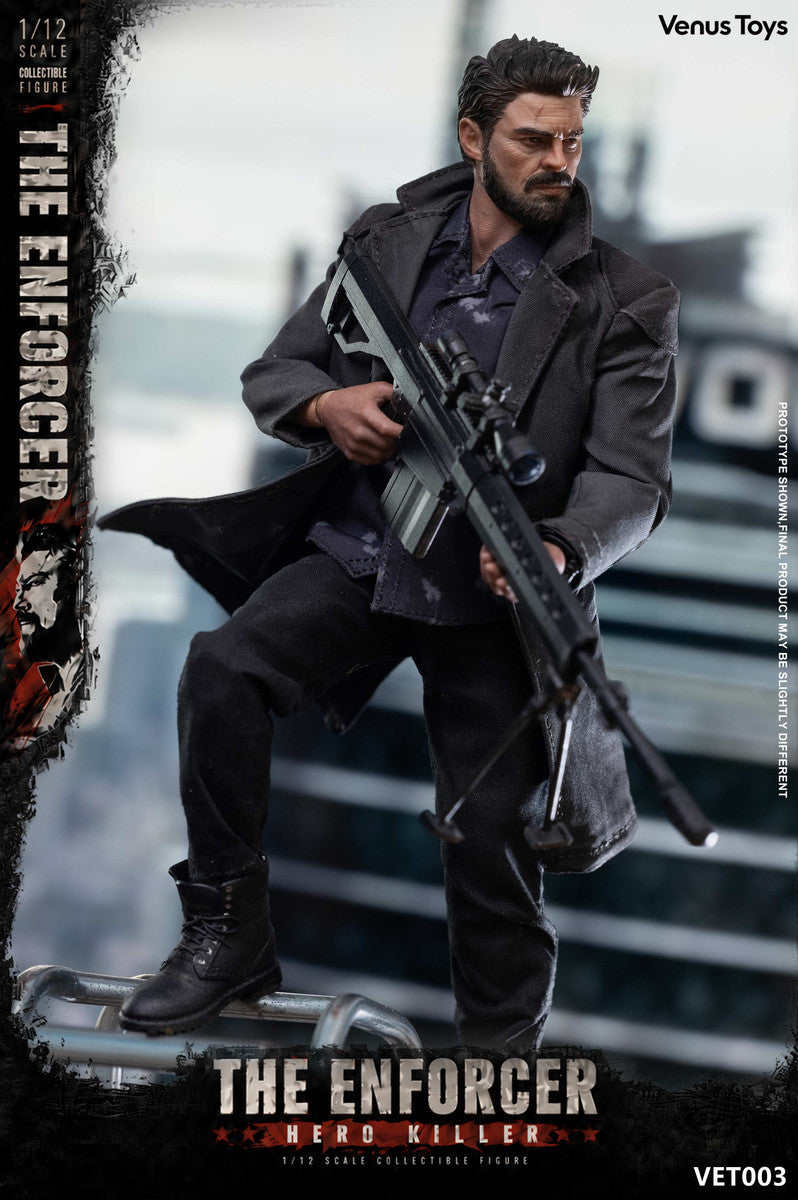Preventa Figura The Enforcer marca Venus Toys VET003 escala 1/12