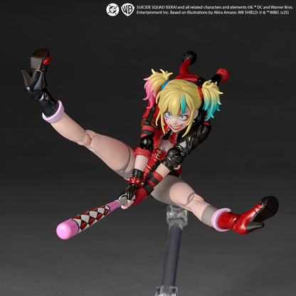 Pedido Figura Harley Quinn - Suicide Squad Isekai - Amazing Yamaguchi Revoltech marca Kaiyodo NR082 escala 1/12